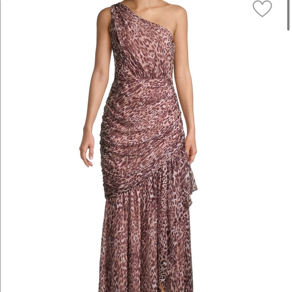 Ramy Brook Silk Leopard Gown